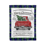 Tartan Blanket Vintage Red Truck with Christmas Tree Family Scottish Clan Bannerman plaid blanket, red plaid blanket, buffalo plaid blanket, green plaid blanket, plaid fleece blanket, blue plaid blanket, red tartan blanket, tartan plaid blanket, black and white plaid blanket, , christmas plaid blanket, orange plaid blanket, tartan plaid throw blanket, pink plaid blanket, brown plaid blanket, buffalo check blanket