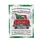 Tartan Blanket Vintage Red Truck with Christmas Tree Family Scottish Clan Bias plaid blanket, red plaid blanket, buffalo plaid blanket, green plaid blanket, plaid fleece blanket, blue plaid blanket, red tartan blanket, tartan plaid blanket, black and white plaid blanket, , christmas plaid blanket, orange plaid blanket, tartan plaid throw blanket, pink plaid blanket, brown plaid blanket, buffalo check blanket