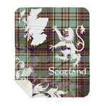 Sherpa Blanket - Tartan Blanket Thistle and Lion Scottish Clan MacAndrew Plaid Blanket, plaid sherpa blanket queen,purple sherpa blanket,queen sherpa blanket,queen size sherpa blanket,red sherpa blanket,scottish tartan blankets,sherpa blanket,sherpa christmas blanket