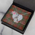 Rising Phoenix Necklace - Valentine Necklace Clan Hay Tartan Gift for Girlfriend, Gift for My Wife Rising Phoenix Necklace