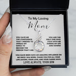 Rising Phoenix Necklace - To My Loving Mom - Love Always Your Son Necklace