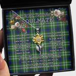 To My Beautiful Soulmate Sunflower Necklace In Your Eyes I Have Found My Home Clan Purves Tartan Jewelry For Girlfriend