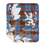 Sherpa Blanket - Tartan Blanket Thistle and Lion Scottish Clan Anderson Modern Plaid Blanket, plaid sherpa blanket queen,purple sherpa blanket,queen sherpa blanket,queen size sherpa blanket,red sherpa blanket,scottish tartan blankets,sherpa blanket,sherpa christmas blanket