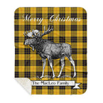 Scotstee Shop Plaid Tartan Blanket With Moose Clan MacLeod of Lewis Ancient Plaid Blanket, plaid blanket australia,plaid blanket canada,plaid christmas blanket,plaid fleece sherpa blanket,plaid sherpa blanket canada,plaid sherpa blanket lipstick,plaid sherpa blanket pink,plaid sherpa blanket queen