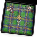 To My Beautiful Soulmate Sunflower Necklace In Your Eyes I Have Found My Home Clan New Mexico Tartan Jewelry For Girlfriend, Tartan Sunflower Pendant Necklace, Scottish Tartan Jewelry, valentine necklace, necklace girlfriend, necklace for wife, cute necklaces for girlfriend, jewelry for girlfriend, to my soulmate necklace, to my future wife necklace
