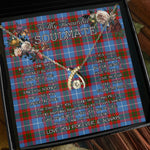 To My Beautiful Soulmate Necklace In Your Eyes I Have Found My Home Clan Congilton Tartan Wishbone Dancing Necklace