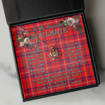 To My Beautiful Soulmate Necklace In Your Eyes I Have Found My Home Clan Rose Tartan Crown Pendant Necklace