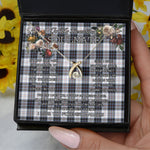 To My Beautiful Soulmate Necklace In Your Eyes I Have Found My Home Clan MacRae Dress Modern Tartan Wishbone Dancing Necklace