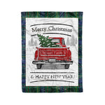 Tartan Blanket Vintage Red Truck with Christmas Tree Family Scottish Clan Stewart Hunting Modern plaid blanket, red plaid blanket, buffalo plaid blanket, green plaid blanket, plaid fleece blanket, blue plaid blanket, red tartan blanket, tartan plaid blanket, black and white plaid blanket, , christmas plaid blanket, orange plaid blanket, tartan plaid throw blanket, pink plaid blanket, brown plaid blanket, buffalo check blanket