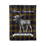 Tartan Blanket With Moose Clan MacLellan Modern Plaid Blanket Tartan Plaid Fleece Blanket, Christmas Blanket, tartan blanket, plaid blanket, red plaid blanket, buffalo plaid blanket, green plaid blanket, plaid fleece blanket, blue plaid blanket, red tartan blanket, tartan plaid blanket, black and white plaid blanket, christmas plaid blanket, orange plaid blanket, tartan plaid throw blanket, pink plaid blanket, brown plaid blanket, buffalo check blanket
