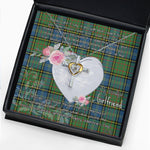 Gift For My Beautiful Girlfriend Necklace Valentine Necklace Clan MacMillan Hunting Ancient Tartan Cross Dancing Necklace Scottish Tartan Jewelry