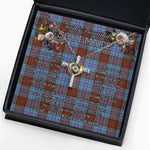 To My Beautiful Soulmate Necklace In Your Eyes I Have Found My Home Clan Anderson Modern Tartan Cross Dancing Necklace
