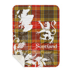 Sherpa Blanket - Tartan Blanket Thistle and Lion Scottish Clan Buchanan Old Set Weathered Plaid Blanket, plaid sherpa blanket queen,purple sherpa blanket,queen sherpa blanket,queen size sherpa blanket,red sherpa blanket,scottish tartan blankets,sherpa blanket,sherpa christmas blanket