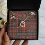 To My Beautiful Soulmate Necklace In Your Eyes I Have Found My Home Clan Cumming Weathered Tartan Forever Love Necklace