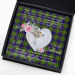 Gift For My Beautiful Girlfriend Necklace Valentine Necklace Clan Arnott Tartan Cross Dancing Necklace Scottish Tartan Jewelry