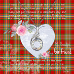 Rising Phoenix Necklace - Valentine Necklace Clan Chattan Tartan Gift for Girlfriend, Gift for My Wife Rising Phoenix Necklace