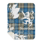 Sherpa Blanket - Tartan Blanket Thistle and Lion Scottish Clan Napier Ancient Plaid Blanket, plaid sherpa blanket queen,purple sherpa blanket,queen sherpa blanket,queen size sherpa blanket,red sherpa blanket,scottish tartan blankets,sherpa blanket,sherpa christmas blanket