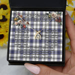 To My Beautiful Soulmate Necklace In Your Eyes I Have Found My Home Clan Hannay Tartan Wishbone Dancing Necklace