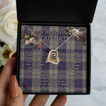 To My Beautiful Soulmate Necklace In Your Eyes I Have Found My Home Clan Cunningham Dress Blue Tartan Forever Love Necklace
