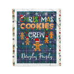 Products Personalized Gift Tartan Plaid Blanket Clan Douglas With Christmas Cookie Baking Crew Christmas Gift Blanket, Plaid Blanket, Christmas Fleece Blanket, Christmas Blanket, Tartan Blanket, Scottish Blanket, Scotland Blanket, Family Name Blanket, Custom Blanket, Personalized Blanket