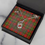 To My Beautiful Soulmate Necklace In Your Eyes I Have Found My Home Clan Leask Tartan Rising Phoenix Necklace