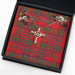 To My Beautiful Soulmate Necklace In Your Eyes I Have Found My Home Clan Ross Tartan Cross Dancing Necklace