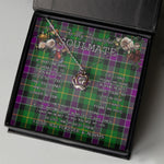 To My Beautiful Soulmate Necklace In Your Eyes I Have Found My Home Clan Selkirkt Tartan Crown Pendant Necklace