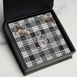 To My Beautiful Soulmate Necklace In Your Eyes I Have Found My Home Clan MacFarlane Black & White Tartan Rising Phoenix Necklace