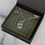 To My Beautiful Soulmate Necklace In Your Eyes I Have Found My Home Clan Chisholm Hunting Tartan Rising Phoenix Necklace