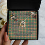 To My Beautiful Soulmate Necklace In Your Eyes I Have Found My Home Clan Pollock Hunting Tartan Forever Love Necklace
