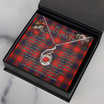 To My Beautiful Soulmate Necklace In Your Eyes I Have Found My Home Clan Fraser Modern Tartan Rising Phoenix Necklace