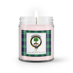 Soy Wax Candle - Buffalo Plaid Candle Clan Crest Badge Abercrombie Tartan Plaid Soy Wax Candle, oil candle, candle handmade, wax candle, soy wax, nature wax, natural soy wax, natural soy candles, natural candle