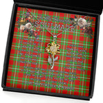 To My Beautiful Soulmate Sunflower Necklace In Your Eyes I Have Found My Home Clan MacGregor Tartan Jewelry For Girlfriend, Tartan Sunflower Pendant Necklace, Scottish Tartan Jewelry, valentine necklace, necklace girlfriend, necklace for wife, cute necklaces for girlfriend, jewelry for girlfriend, to my soulmate necklace, to my future wife necklace
