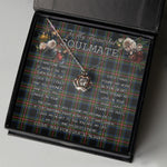 To My Beautiful Soulmate Necklace In Your Eyes I Have Found My Home Clan Lyle Tartan Crown Pendant Necklace