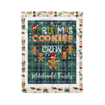 Personalized Gift Tartan Plaid Blanket Clan MacDonald Of The Isles Ancient With Christmas Cookie Baking Crew Christmas Gift Blanket, Plaid Blanket, Christmas Fleece Blanket, Christmas Blanket, Tartan Blanket, Scottish Blanket, Scotland Blanket, Family Name Blanket, Custom Blanket, Personalized Blanket