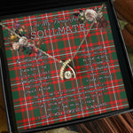 To My Beautiful Soulmate Necklace In Your Eyes I Have Found My Home Clan Princess Margaret Tartan Wishbone Dancing Necklace