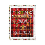 Personalized Gift Tartan Plaid Blanket Clan MacIan With Christmas Cookie Baking Crew Christmas Gift Blanket, Plaid Blanket, Christmas Fleece Blanket, Christmas Blanket, Tartan Blanket, Scottish Blanket, Scotland Blanket, Family Name Blanket, Custom Blanket, Personalized Blanket