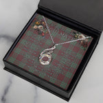 To My Beautiful Soulmate Necklace In Your Eyes I Have Found My Home Clan MacGregor Hunting Ancient Tartan Rising Phoenix Necklace
