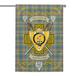 House Flag - Balfour Irish Shield Celtic Cross Tartan Garden Flag St Patrick's Day Garden Flag