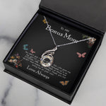 To My Bonus Mom Necklace Love Always Greatest Mother's Day Gift Necklace, Mother's Day Phoenix Rising Necklace