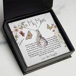 Rising Phoenix Necklace - Mom Necklace Gift, You Are The World Necklace, Mother's Day Gift, Mother Daughter Neckalce