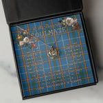 To My Beautiful Soulmate Necklace In Your Eyes I Have Found My Home Clan Bairn Tartan Crown Pendant Necklace