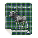Scotstee Shop Plaid Tartan Blanket With Moose Clan Johnston Dress Plaid Blanket, plaid blanket australia,plaid blanket canada,plaid christmas blanket,plaid fleece sherpa blanket,plaid sherpa blanket canada,plaid sherpa blanket lipstick,plaid sherpa blanket pink,plaid sherpa blanket queen