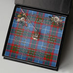 To My Beautiful Soulmate Necklace In Your Eyes I Have Found My Home Clan Pentland Tartan Crown Pendant Necklace