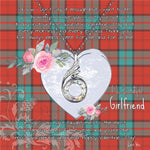 Rising Phoenix Necklace - Valentine Necklace Clan Dunbar Ancient Tartan Gift for Girlfriend, Gift for My Wife Rising Phoenix Necklace