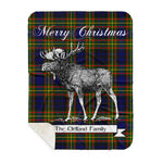 Scotstee Shop Plaid Tartan Blanket With Moose Clan Clelland Plaid Blanket, plaid blanket australia,plaid blanket canada,plaid christmas blanket,plaid fleece sherpa blanket,plaid sherpa blanket canada,plaid sherpa blanket lipstick,plaid sherpa blanket pink,plaid sherpa blanket queen