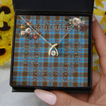 To My Beautiful Soulmate Necklace In Your Eyes I Have Found My Home Clan Anderson Tartan Wishbone Dancing Necklace
