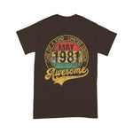 Vintage May 1981 40 Years Born In 1981 40th Birthday Gift Birthday Shirt Funny 40th Birthday T Shirts - Scotstee Shop