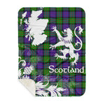 Sherpa Blanket - Tartan Blanket Thistle and Lion Scottish Clan MacBrayne Plaid Blanket, plaid sherpa blanket queen,purple sherpa blanket,queen sherpa blanket,queen size sherpa blanket,red sherpa blanket,scottish tartan blankets,sherpa blanket,sherpa christmas blanket