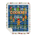 Personalized Gift Tartan Plaid Blanket Clan MacLeod Of Harris With Christmas Cookie Baking Crew Christmas Gift Sherpa Blanket, tartan sherpa blanket,buffalo plaid sherpa blanket,christmas sherpa blanket,Christmas Throw Blanket,green plaid sherpa blanket,green sherpa blanket